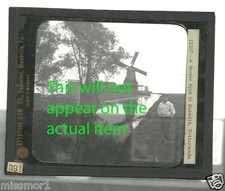 Zaandyk Holland Netherlands Keystone Magic Lantern Glass Slide w/story 180