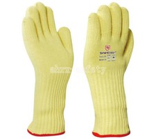 500 C Aramid Knitted Heat Resistant Gloves Double Layers Anti-Abrasion Gloves