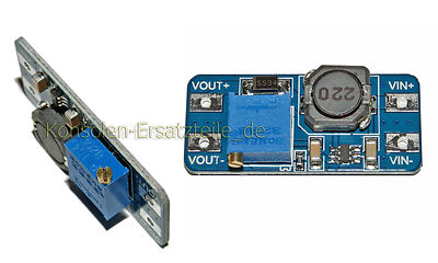 2 x DC Spannungsregler Aufwärtswandler Step Up 10W/2A - IN 2V-24V / OUT 3V-28V