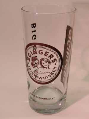 Drink Glass ~ 2 GINGERS Irish Whiskey from IRELAND ** See 100s More Glasses +