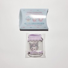 Sanrio Characters Kuromi Milk Bottle Custom Acrylic Charm Keyring Keyholder