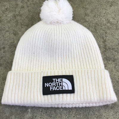 North Face Beanie with Pom Pom TNF Logo Box Pom Beanie | The North Face IE main image 3
