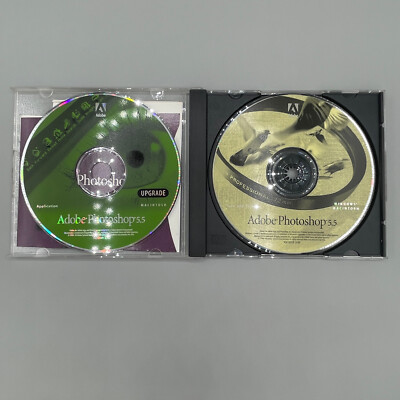 Adobe Photoshop 5.5 Application Training CD Graphics Editing Mac Upgrade 1999