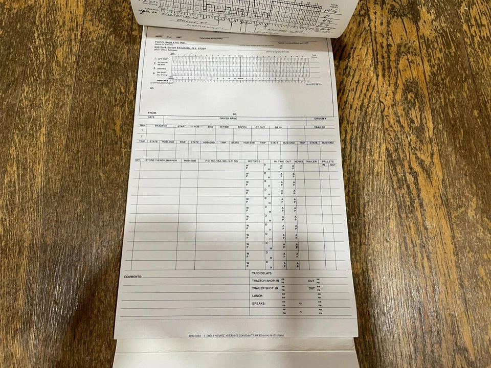 Driver's Daily Log Shoprite Vintage Corporate Express - Image 3 of 4