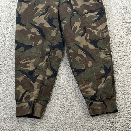 Polo Ralph Lauren Joggers Mens Medium Camo Green Brown Drawstring Tapered Fleece - Picture 3 of 12
