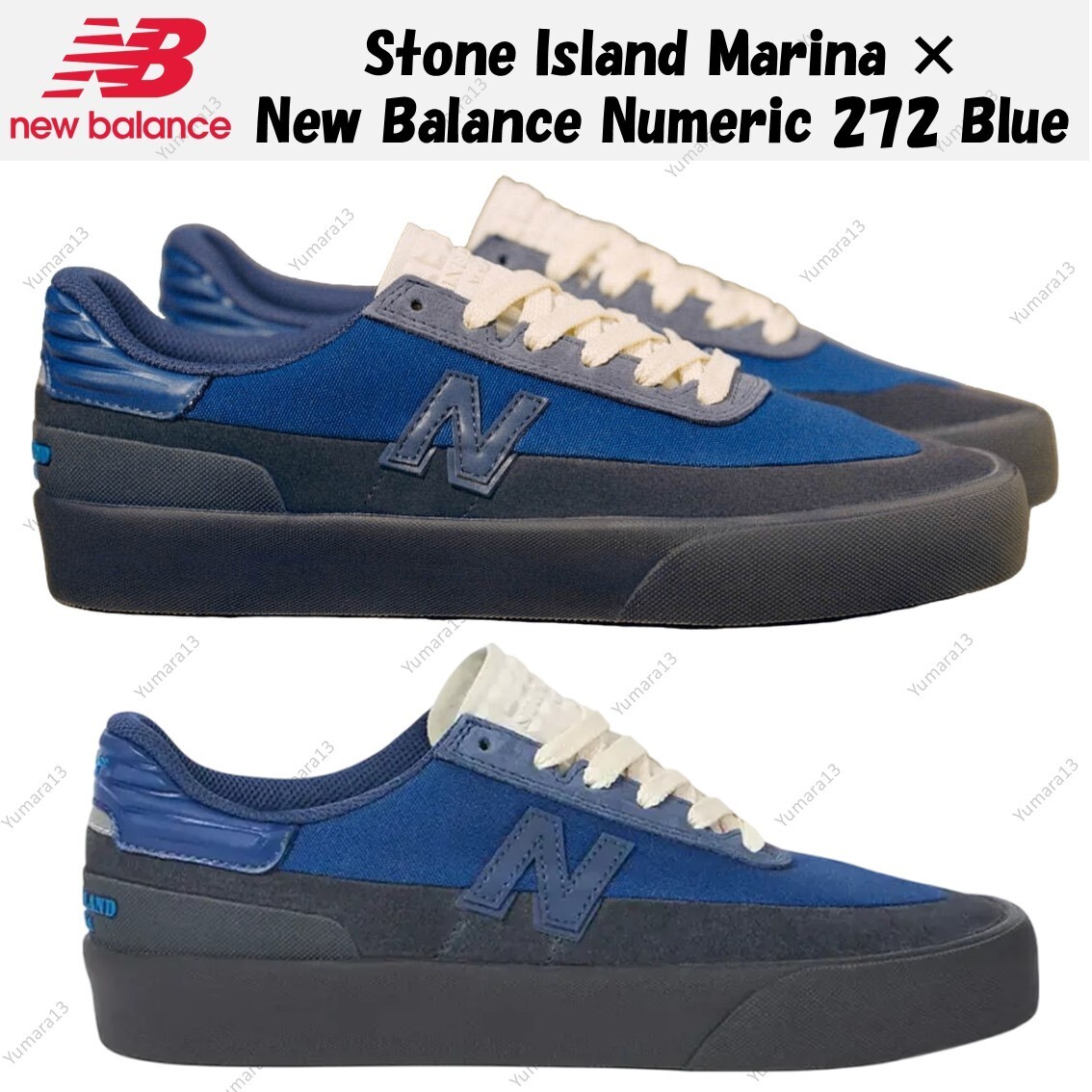 ★New Balance x Stone ★Numeric 272★Blue Black Stone Island New Balance Numeric 272 Release Date