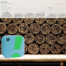 Wireless Digital Thermometer/Hygrometer for iPhone/Android Humidity/Dewpoint