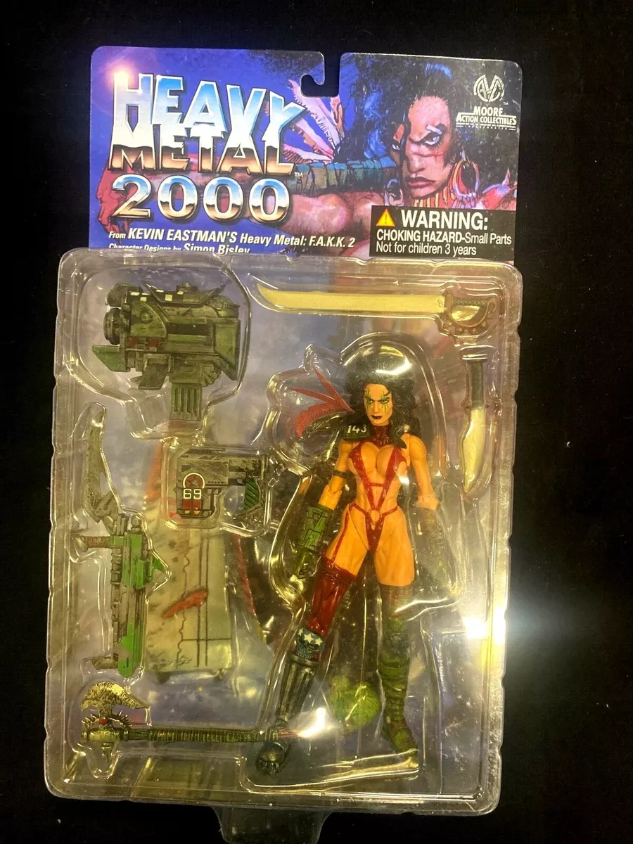 Heavy Metal 2000 Julie Strain F.A.K.K.2 Clayburn Moore RARE Action figure  SEALED