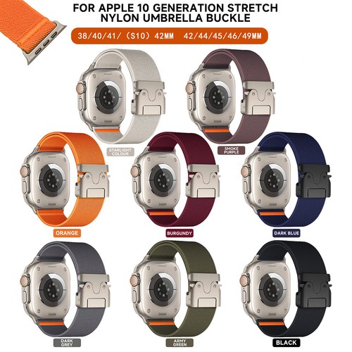 Parachute Straps For Apple Watch ultra 2 Band correa Bracelet iWatch 10 Hot Sale - Picture 7 of 16