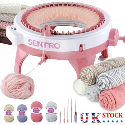 48 Needle Knitting Machine Round Hand Weaving Loom DIY Scarf Hat Kids Toy Kit
