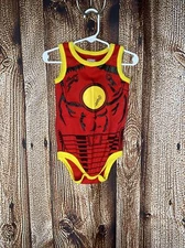 Marvel Avengers Baby Sleeveless Bodysuit One Piece Creeper Red Size 24 Months