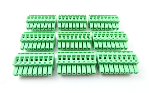 9x PHOENIX CONTACT MCVW1,5/8-ST-3,81 (1827033) BUCHSENGEHÄUSE-KABEL - set of 9