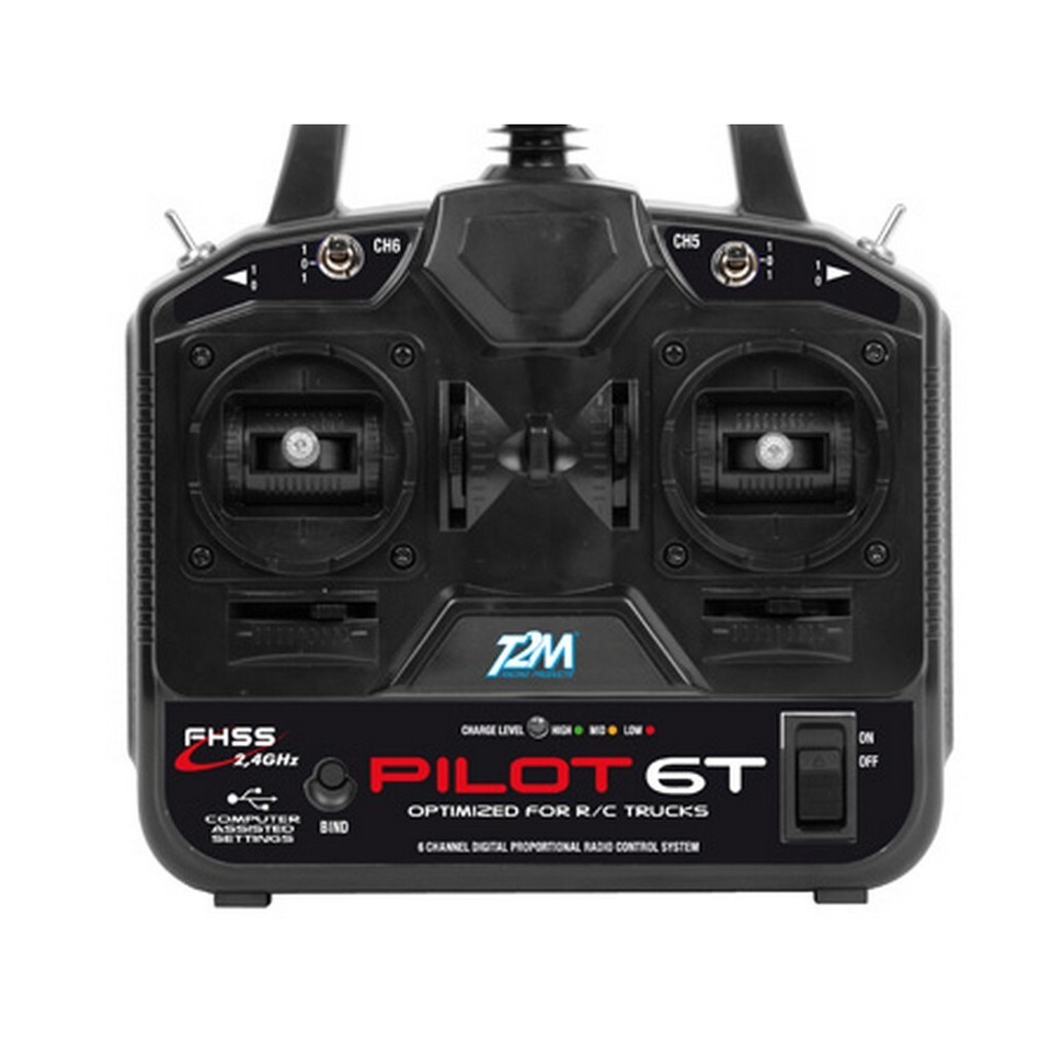 T2M T3425 Fernsteuerung Pilot 6T 2,4GHz für z.B. RC Truck Modelle 6 ...