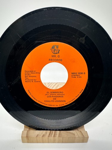 LOS PAISANOS DE CHALITO JOHNSON el Sombrero / No Seas MR. G 1036 VINYL RECORD 7" - Picture 2 of 2