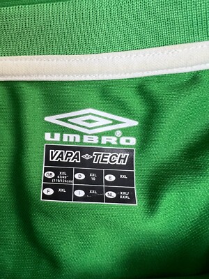 Maillot Domicile Irlande 2001-2003 Umbro, Taille L – état Très Correct