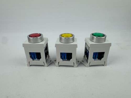 x(3) Fuji Electric Pushbutton switch with light AR22F5L-01E4W 24V - Picture 4 of 5