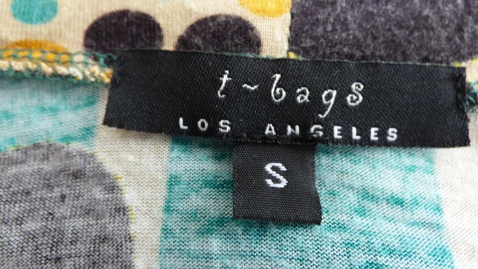 Blusa T Bolsos Túnica Top Los Ángeles Capucha Cuello Jersey Floral Manga Larga Talla S Foto 2 de 4