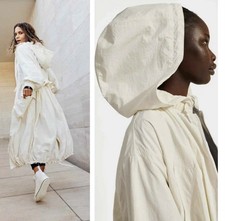 Halle Berry X Sweaty Betty Karla Water Resistant Long Parka Jacket S Sold Out!!