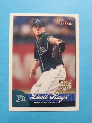 BRIAN STOKES 2007 FLEER BASEBALL CARD # 364 F3774