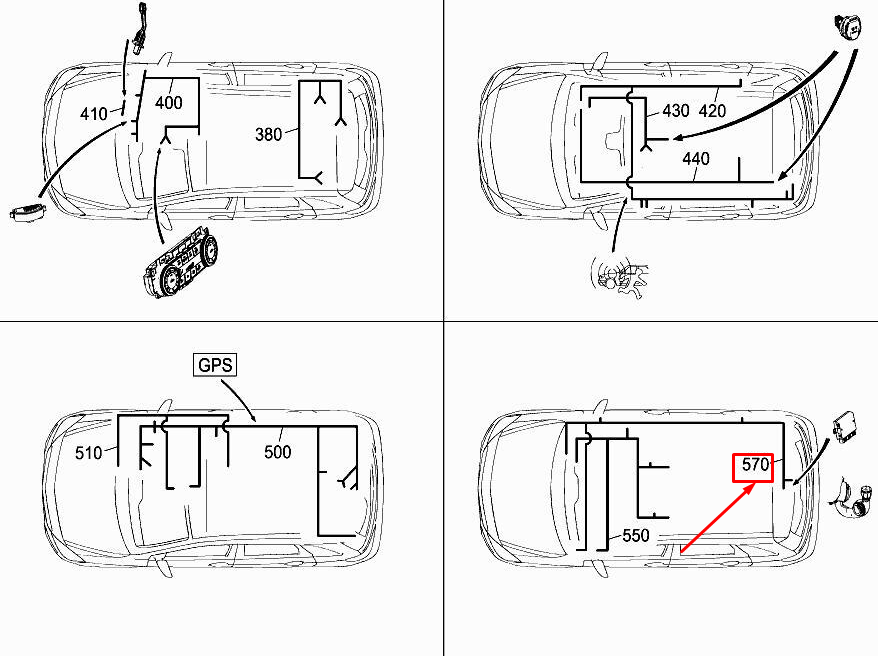 MERCEDES-BENZ B W246 Trailer Coupling Wiring Harness A2465401901