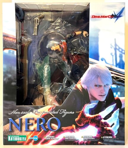 KOTOBUKIYA Devil May Cry 4 NERO ArtFX Statue Figure (NEW) - Picture 1 of 12