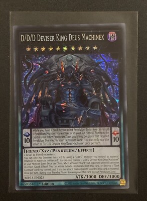 D/D/D Deviserkönig Deus Machinex - MP23-DE023 - Prismatic Secret Rare - YuGiOh