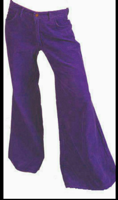 purple flare jeans
