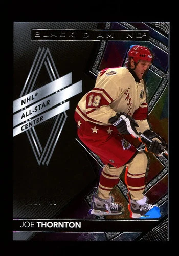 2020-21 Upper Deck Black Diamond #BDB-JT Joe Thornton San Jose Sharks /349