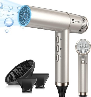 Haartrockner Slopehill 2000W Mikrofilter Oxy Active Technologie LED Anze