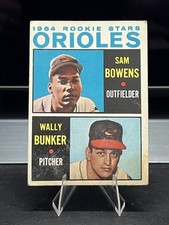1964 Topps #201 Orioles 1964 Rookie Stars (Sam Bowens / Wally Bunker)