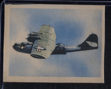 Convair PBY-5A Catalina Vintage Aircraft Croydon Trading Card 1950 s