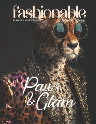 Fashionable magazine: Paws & Glam - A Dazzling Showcase of Fashion's Wild Side: 