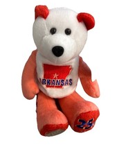 Arkansas State Quarter Coin Bear Plush 25 NEW w TAGS Limited Treasures Vintage
