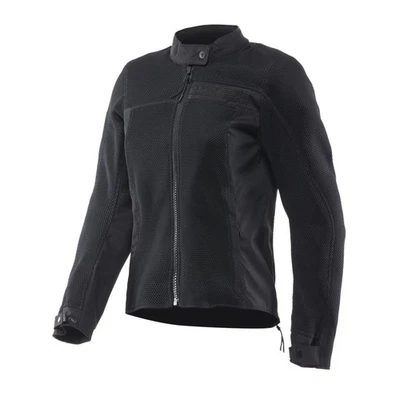 Motorcycle Jacket Mesh Fabric Woman Dainese Lisbona Air Black - Photo 1/3