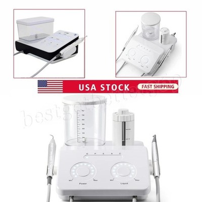 Ultrasonic Scaler / Air Polisher 2 in 1 Therapy System Sandblasting Kit Dental