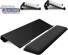 Adjustable Computer Keyboard Stand for Desktop, Keyboard Wrist Rest Black