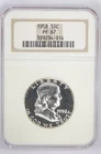 New Listing1958 Franklin Half Dollar 50c Proof ~ NGC PF 67