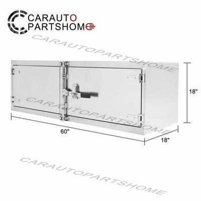 #ad #ad 60quot;X18quot;X18quot; Aluminum Underbody Truck Tool Box With Cam Lock Double Barn Door $649.99