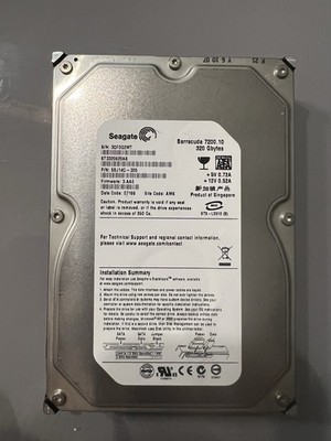 320 GB HDD Seagate Barracuda 7200.10   3,5'' SATA 3Gb/s (ST3320620AS)