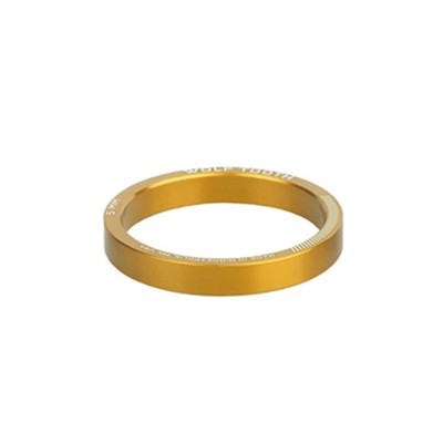 Wolf Tooth Precision Headset Spacers - 1 1/8 steerer, 5mm, 3g, Gold