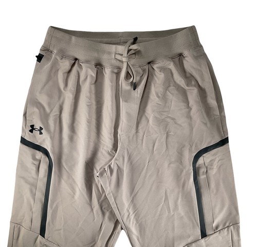 Under Armour UA Sportstyle Woven Cargo Pants Zip Pockets Lightweight Khaki Men L - Picture 4 of 7