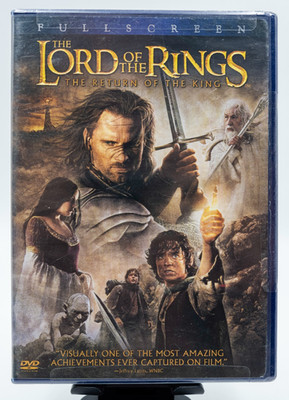 The Lord of the Rings: The Return of the King (DVD, 2004, Full-Screen) NEW !
