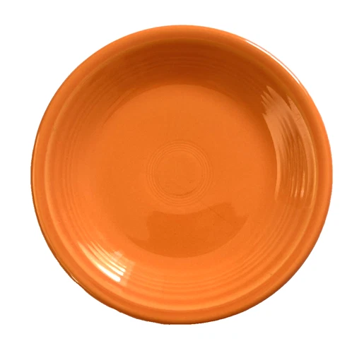 Fiesta Homer Laughlin replacement ceramic dinner Salad plate Tangerine 7 1/4 in
