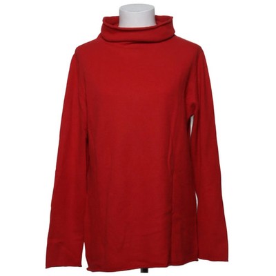 Nice Connection, Rollkragenpullover, Größe: 42, Rot, Einfarbig, Feinstrick #hTI