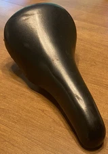 Vtg Viscount BMX Seat Black 2827 Padded Saddle Bicycle Bike Schwinn