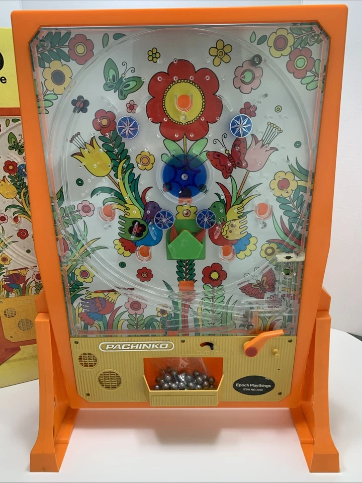 Vintage Pachinko Pinball Machine Epoch Playthings # 3000 Made Japan w/ Box 1973 - Image 2 of 4