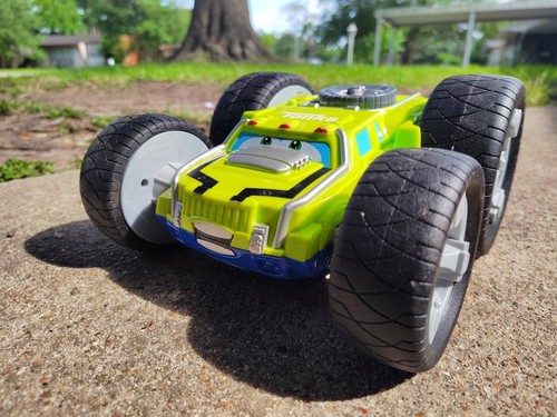 Tonka Chuck & Friends Flip Bounce Back Racer NO Remote Blue/Green R/C Car 2010 - Picture 5 of 5