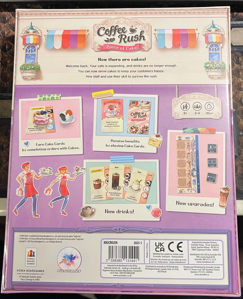 Piece Of Cake Expansion Coffee Rush Board Game Korea Board Games 2025 F5 - Image 2 of 4