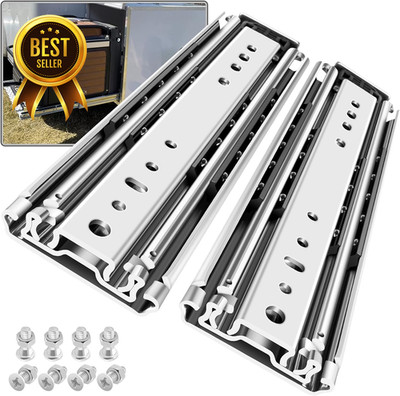 500LB Heavy Duty Drawer Slides Full Extension Ball Bearing 1 Pair
