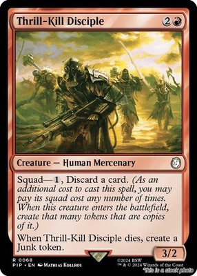 Thrill-Kill Disciple MTG Universes Beyond: Fallout Rare NM Pack Fresh